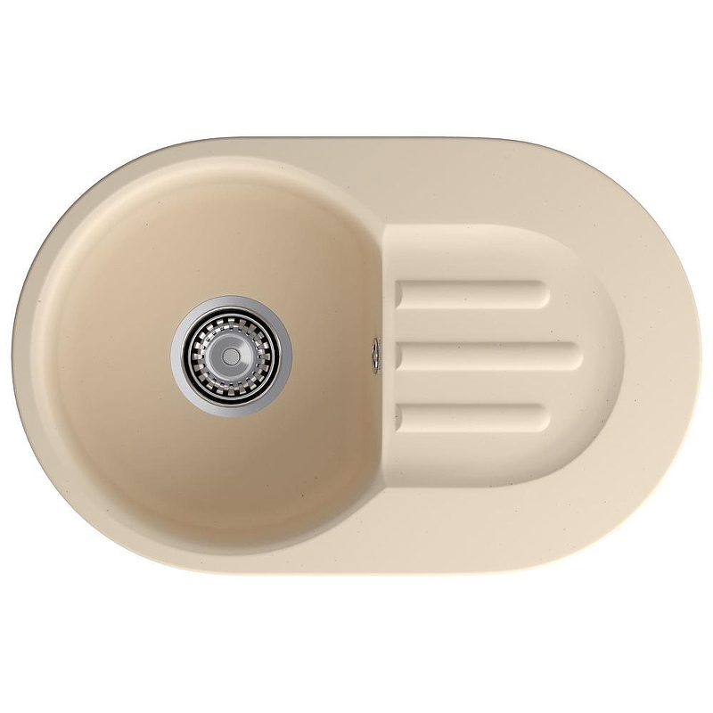 Кухонная мойка GranFest Smart 685 L бежевый 