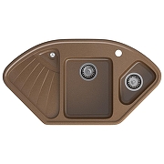 Кухонная мойка GranFest Corner C-1040E терракот цвет Терракот