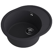 Кухонная мойка GranFest Urban 857L черный цвет Черный-1