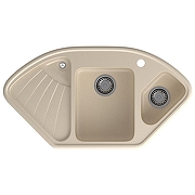 Кухонная мойка GranFest Corner C-1040E кашемир цвет Кашемир