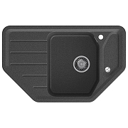 Кухонная мойка GranFest Corner C-800E графит цвет Графит