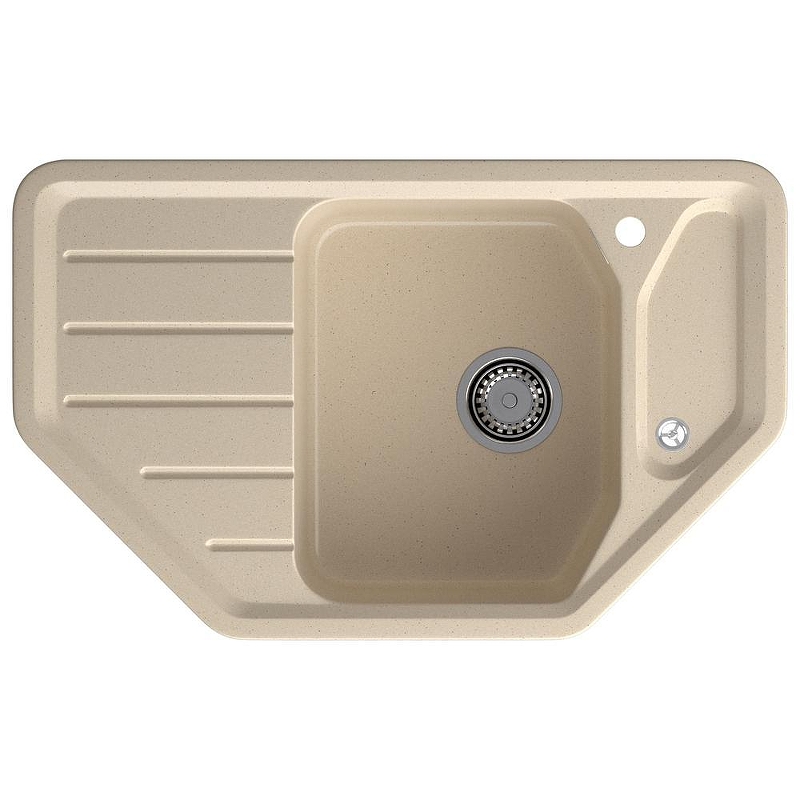 Кухонная мойка GranFest Corner C-800E кашемир 