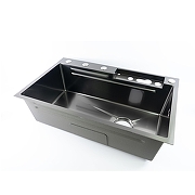 Кухонная мойка Fmark 75 FSC002Q многофункциональная цвет Графит-4