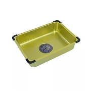 Кухонная мойка Fmark 75 FSC003C многофункциональная цвет Золото матовое-3