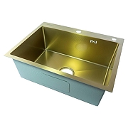 Кухонная мойка Fmark 60 FSC6045C цвет Золото матовое