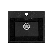Кухонная мойка Practik 49 PR-M-490-004 цвет Черный