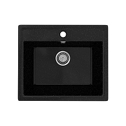 Кухонная мойка Practik 56 PR-M-565-004 цвет Черный