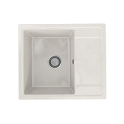 Кухонная мойка Practik 57 PR-M-575-001 цвет Белый