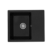 Кухонная мойка Practik 57 PR-M-575-004 цвет Черный