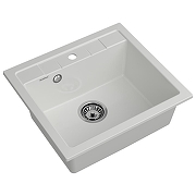 Кухонная мойка GranFest Quadro Q-561 иней цвет Иней-1