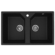 Кухонная мойка Practik 77 PR-M-770-004 цвет Черный