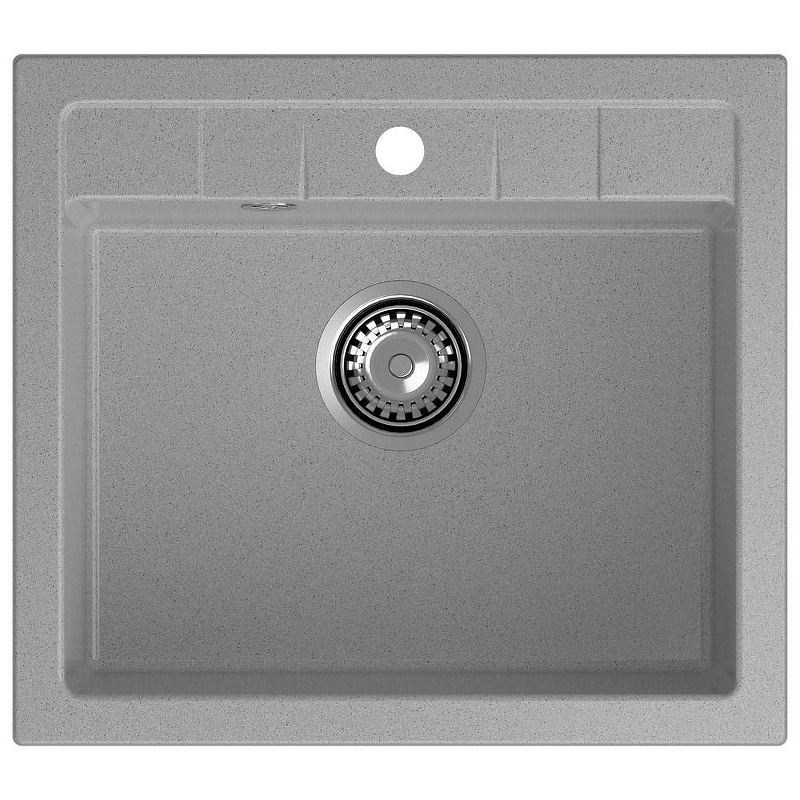 Кухонная мойка GranFest Quadro Q-561 серый 