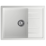 Кухонная мойка GranFest Quadro Q-650L иней цвет Иней