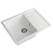 Кухонная мойка GranFest Quadro Q-650L иней цвет Иней-1