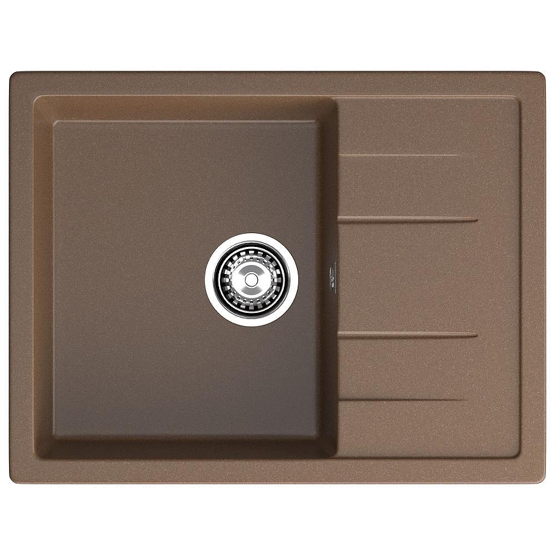 Кухонная мойка GranFest Quadro Q-650L терракот 