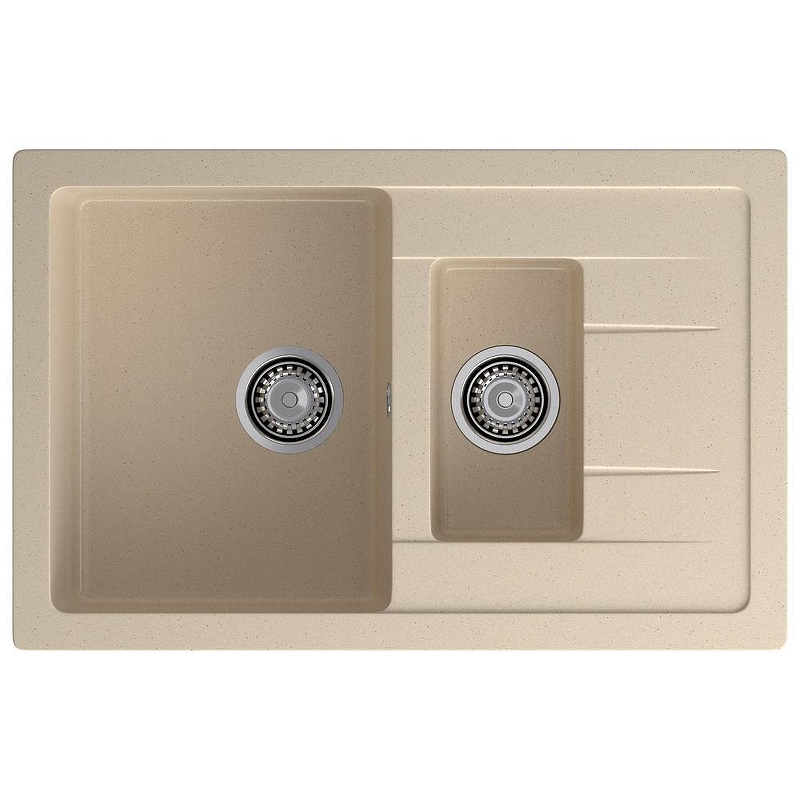 Кухонная мойка GranFest Quadro Q-775KL кашемир 