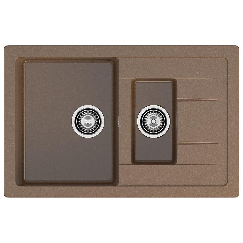 Кухонная мойка GranFest Quadro Q-775KL терракот 