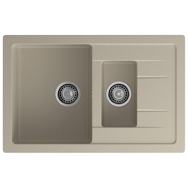 Кухонная мойка GranFest Quadro Q-775KL топаз 