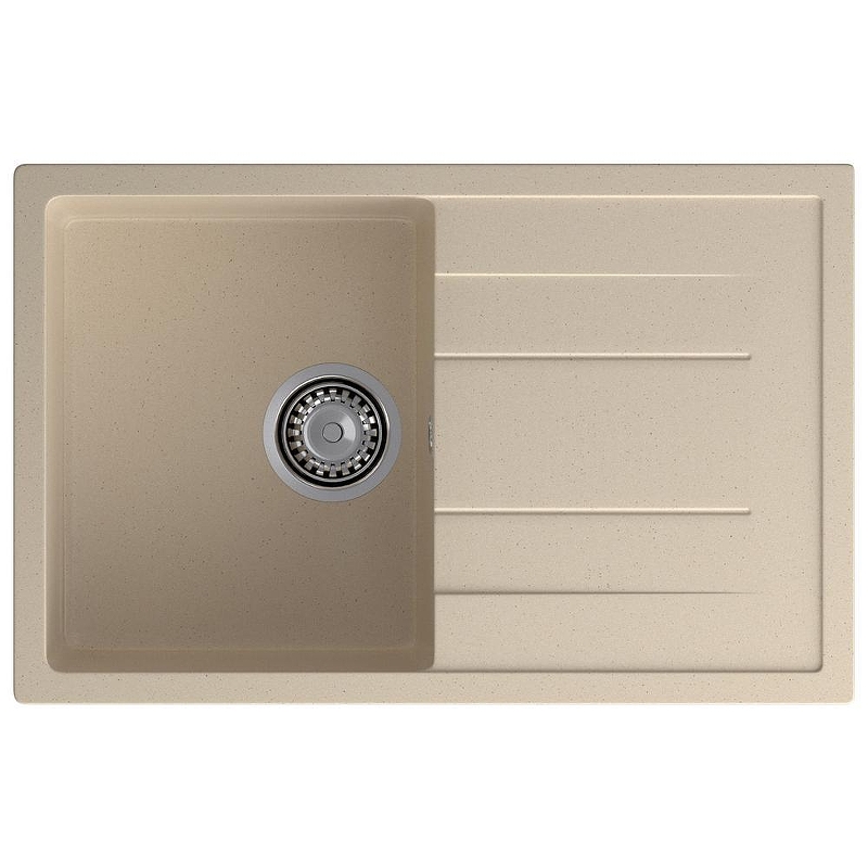 Кухонная мойка GranFest Quadro Q-780L кашемир 
