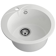 Кухонная мойка GranFest Rondo R-480 иней цвет Иней-1
