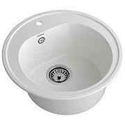 Кухонная мойка GranFest Rondo R-510 иней цвет Иней-1