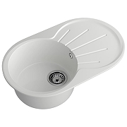 Кухонная мойка GranFest Rondo R-750L иней цвет Иней-1