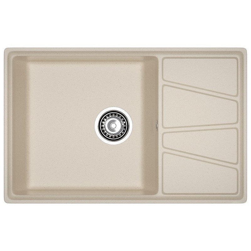 Кухонная мойка GranFest Vertex V-780L кашемир 