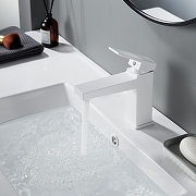 Смеситель для раковины Rose R2801C цвет Белый-9