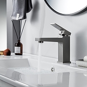 Смеситель для раковины Rose R2801T цвет Оружейная сталь-5