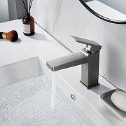 Смеситель для раковины Rose R2801T цвет Оружейная сталь-9