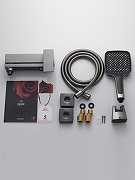 Смеситель для ванны Rose R2802T цвет Оружейная сталь-1
