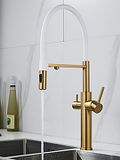 Смеситель для кухни Shevanik S478G цвет Золото матовое-18