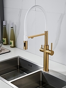 Смеситель для кухни Shevanik S478G цвет Золото матовое-19
