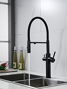 Смеситель для кухни Shevanik S478H цвет Черный-12