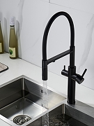 Смеситель для кухни Shevanik S478H цвет Черный-20