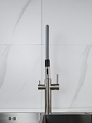 Смеситель для кухни Shevanik S478L цвет Сатин-8
