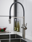Смеситель для кухни Shevanik S478L цвет Сатин-24