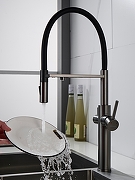 Смеситель для кухни Shevanik S478T цвет Оружейная сталь-21
