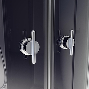 Душевая кабина Niagara Eco 100х100 E100/26/BLACK без гидромассажа-5
