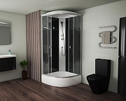 Душевая кабина Niagara Eco 80х80 E80/26/BLACK без гидромассажа-2