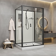 Душевая кабина Niagara Standart 120х90 ST120/90/15Q/BL/BK без гидромассажа-3