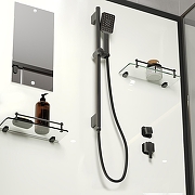Душевая кабина Niagara Standart 120х90 ST120/90/15Q/BL/BK без гидромассажа-8