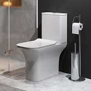 Унитаз-компакт Grossman Classic GR-4464SQ-K26 цвет Белый глянцевый с бачком и сиденьем Микролифт-1