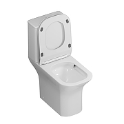 Унитаз-компакт Grossman Classic GR-4464SQ-K26 цвет Белый глянцевый с бачком и сиденьем Микролифт-6