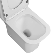 Унитаз-компакт Grossman Classic GR-4464SQ-K26 цвет Белый глянцевый с бачком и сиденьем Микролифт-7
