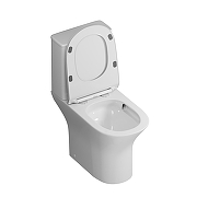 Унитаз-компакт Grossman Classic GR-4465SQ-K26 цвет Белый глянцевый с бачком и сиденьем Микролифт-6