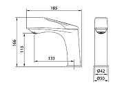 Смеситель для раковины Grossman Galaxy 510.K35.01.120 цвет Никель брашированный-4