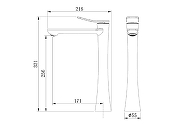 Смеситель для раковины Grossman Advans 520.K35.09.120 цвет Никель брашированный-4