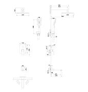Душевая система Grossman Style 501.K35.05.120 цвет Никель брашированный-8