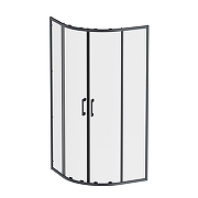 Душевой уголок AM.PM Above 90x90 W9XG-401-9090-BT профиль Черный матовый стекло прозрачное
